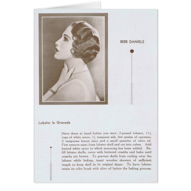 Bebe Danielsのロブスターのレシピ (正面)