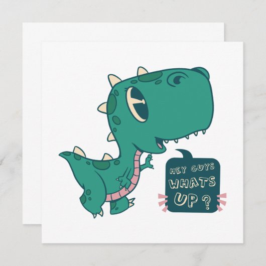 BÉBÉ DINOSAURE (正面/裏面)