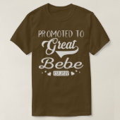 Bebe Est 2022おばあちゃんママ母の日に昇格 Tシャツ (デザイン正面)