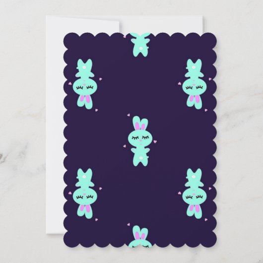 Bébé est en Route : Célébrons Ensemble ! 招待状 (裏面)