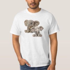 bébé et maman éléphant trop mignons. tシャツ