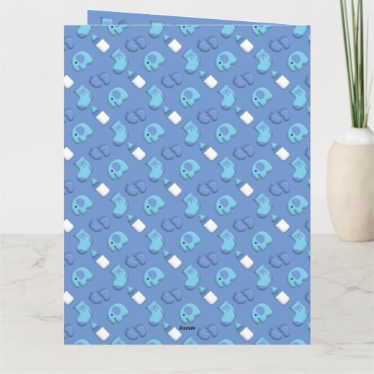 bébé garçon カード (裏面)