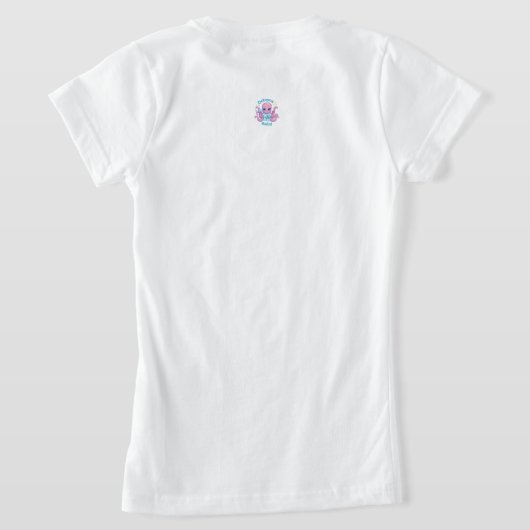 Bébé Pieuvre Kawaii – T-shirt Tシャツ (レイダウン裏面)