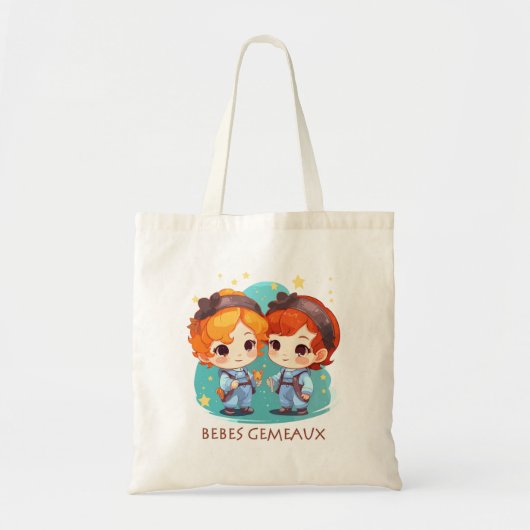 Bébés Gémeaux 3 トートバッグ (正面)