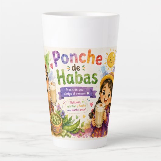 BEBIDA TRADICIONAL DE PERU カフェラテマグ (正面)