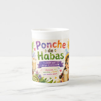 BEBIDA TRADICIONAL DE PERU ボーンチャイナマグカップ