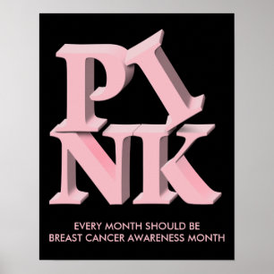 BEBREASTの蟹座が…もしPinkonBlack、毎月 ポスター