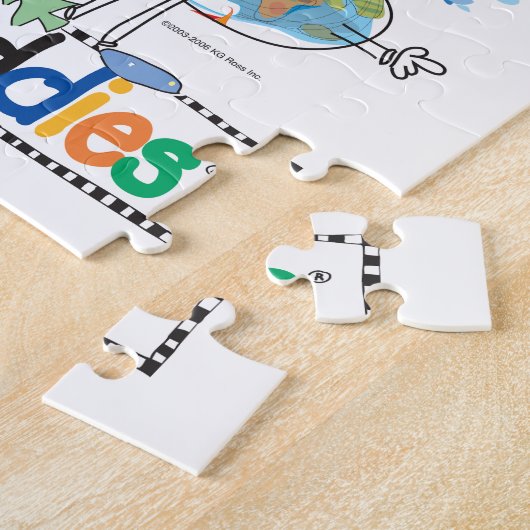 Bebuddies®のパズル ジグソーパズル (側面)