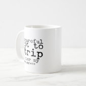 becaloful -おもしろい仕事、マネージャー、同僚の贈り物 コーヒーマグカップ (正面左)