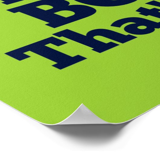 Because I'm the boss, that's why. ポスター (角)