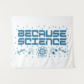 Because Science Funny タペストリー (正面(横))