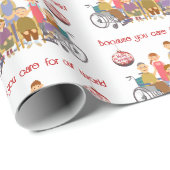 Because You Care Christmas Wrapping Paper ラッピングペーパー (ロールコーナー)
