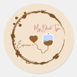 Because you're 90% espresso and everyone knows it. ラウンドシール