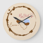 Because you're 90% espresso and everyone knows it. ラージ壁時計 (正面)