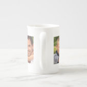 Becher bedrucken - Vorlage mit 3 Bildern ボーンチャイナマグカップ (裏面)