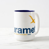 Becher Mug Tasse EURAMET ツートーンマグカップ (正面右)