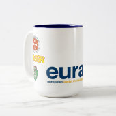 Becher Mug Tasse EURAMET ツートーンマグカップ (正面左)