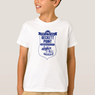Beckettポイント漁師のクラブ-子供のワイシャツ Tシャツ