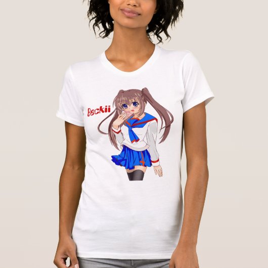 beckiiのTシャツ Tシャツ (正面)