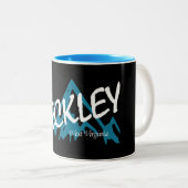 Beckley West Virginia Mountains ツートーンマグカップ (正面右)