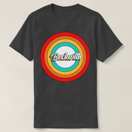 Beckwith Name ShirtヴィンテージBeckwith Circle Tシャツ (デザイン正面)