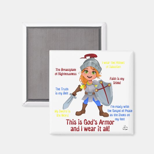 Becky be Brave - Armor of God2 マグネット (正面/裏面)