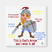 Becky be Brave - Armor of God2 マグネット (正面)