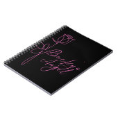 Becky's Angelロゴ – スパイラルフォトノートブック ノートブック (左側)