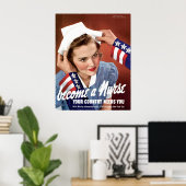 Become A Nurse Your Country Needs You ポスター (ホームオフィス)