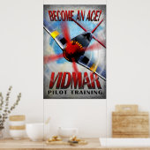 Become An Ace - Pilot Training ポスター (キッチン)