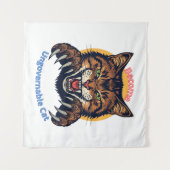 Become Ungovernable Cat タペストリー (正面(横))