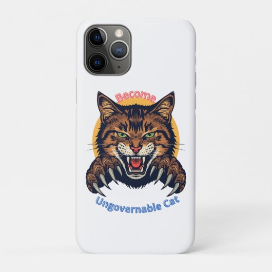 Become Ungovernable Cat Case-Mate iPhoneケース (裏)