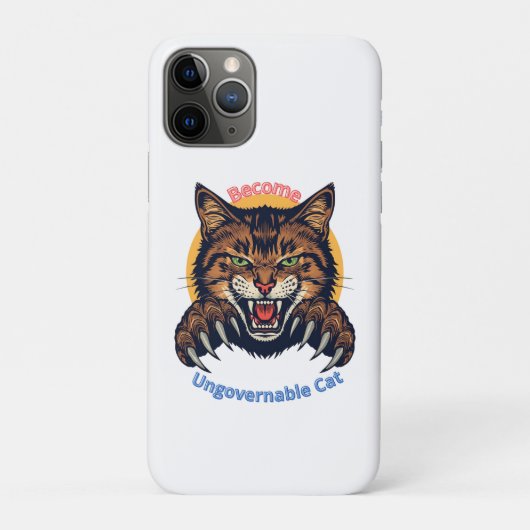 Become Ungovernable Cat Case-Mate iPhoneケース (裏)