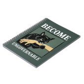 Become Ungovernable Funny Animal Anarchy Gift Cat  ノートブック (左側)