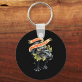 Become Ungovernable Funny Moo-deng  キーホルダー (正面)