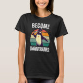 Become Ungovernable Meme   Penguin Meme Retro Vint Tシャツ (正面)