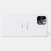 Becoming Her Softly スマートフォンケース | ミニマルフェミニン Case-Mate iPhoneケース (裏面(横))