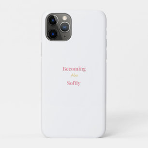 Becoming Her Softly スマートフォンケース ミニマルフェミニン iPhone 11 Proケース