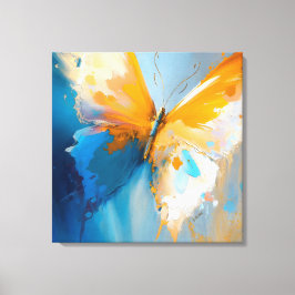 Becoming Light – Abstract Butterfly In Motion キャンバスプリント