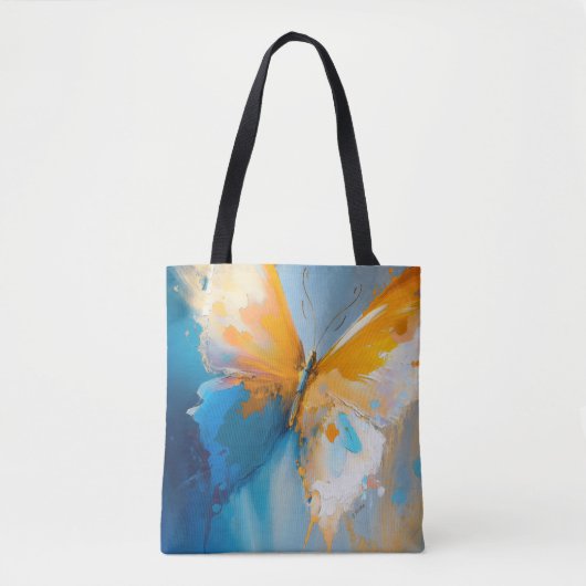Becoming Light – Abstract Butterfly In Motion トートバッグ (正面)