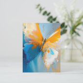 Becoming Light – Abstract Butterfly In Motion ポストカード (スタンド正面)