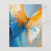 Becoming Light – Abstract Butterfly In Motion ポストカード (正面)