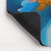 Becoming Light – Abstract Butterfly In Motion マウスパッド (コーナー)