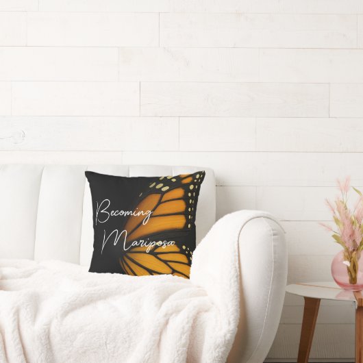Becoming Mariposa Monarch Butterfly Wing クッション (ソファ)