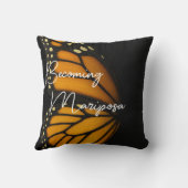 Becoming Mariposa Monarch Butterfly Wing クッション (裏面)