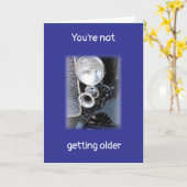 Becoming Older or a Classic? personalized Birthday カード (黄色い花)