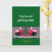 Becoming Older or a Classic? personalized Birthday カード (黄色い花)