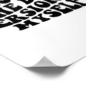 Becoming The Version Of Myself Funny Motivation  ポスター (角)