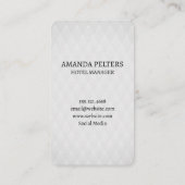 Bed and Breakfast Scenery 名刺 (裏面)