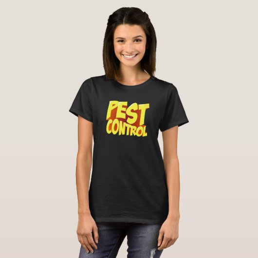 Bed Bug Pest Control Exterminator Pest Controller Tシャツ (正面フル)